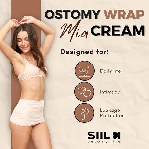 حقيبة Siil Osthoty الأغطية للنساء | خلسة التفاف العظمية للبطن | فتح الحزام العظمي ل stoma | urostomy | فغر اللفائفي | فغر القولون | حقيبة الخصر | صنع في الاتحاد الأوروبي in Kuwait