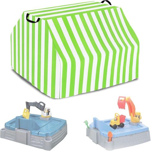 Owlcover Kids Sandbox Cover for Little Tikes Dirt Diggers Excavator Sandbox,Waterproof, Anti-UV Outdoor Toys Sandbox Cover,Cover Only in Saudi Arabia