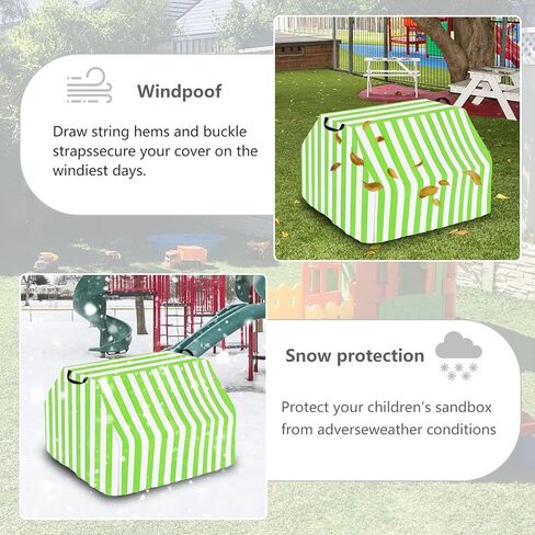 Owlcover Kids Sandbox Cover for Little Tikes Dirt Diggers Excavator Sandbox,Waterproof, Anti-UV Outdoor Toys Sandbox Cover,Cover Only in Saudi Arabia
