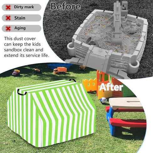 Owlcover Kids Sandbox Cover for Little Tikes Dirt Diggers Excavator Sandbox,Waterproof, Anti-UV Outdoor Toys Sandbox Cover,Cover Only in Saudi Arabia