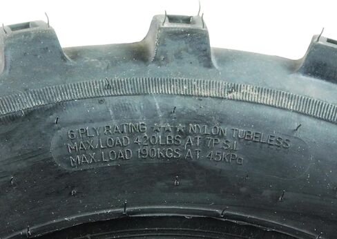 مجموعة من 4 إطارات ATV /UTV جديدة 2 من 25 × 8-12 الأمامي و 2 من 25x10-12 الخلفية /6PR P377 in Kuwait