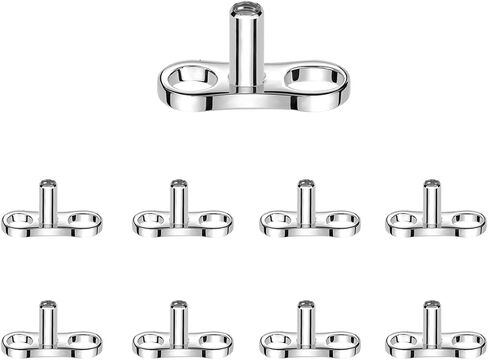 G23 Titanium الجلدية Kit 14g جلدية ثقب الجلدية المجوهر in Kuwait