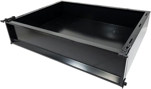 GTW Golf Cart Cargo Box | ملاءمة عالمية | متوافق مع Club Car و Ezgo و Yamaha وغيرها من Makes & Models | الصلب الأسود in Kuwait