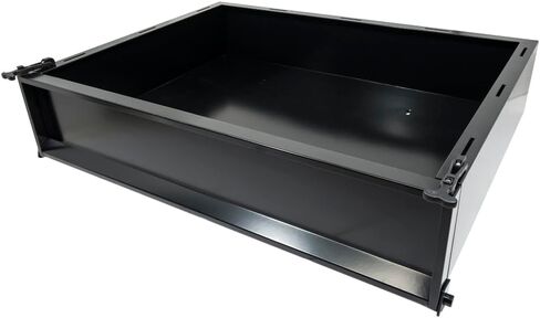GTW Golf Cart Cargo Box | ملاءمة عالمية | متوافق مع Club Car و Ezgo و Yamaha وغيرها من Makes & Models | الصلب الأسود in Kuwait