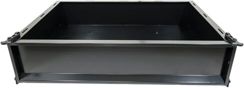 GTW Golf Cart Cargo Box | ملاءمة عالمية | متوافق مع Club Car و Ezgo و Yamaha وغيرها من Makes & Models | الصلب الأسود in Kuwait