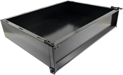 GTW Golf Cart Cargo Box | ملاءمة عالمية | متوافق مع Club Car و Ezgo و Yamaha وغيرها من Makes & Models | الصلب الأسود in Kuwait