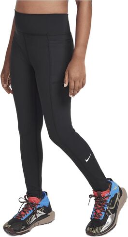 Nike Girls' Dri-fit One Tights Pockets (Little Big Kid) in Saudi Arabia