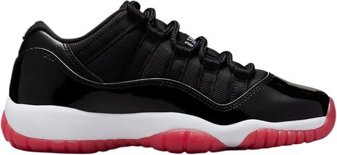 Air Jordan 11 Retro Low Low Bred School Lifestyle Shoes (Black/Red/White) in Saudi Arabia