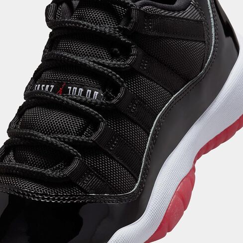 Air Jordan 11 Retro Low Low Bred School Lifestyle Shoes (Black/Red/White) in Saudi Arabia