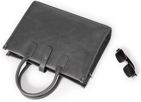 Men's Leather retro Business Briefcase Handbag Single Shoulder Crossbody Bag Office Bag in Saudi Arabia