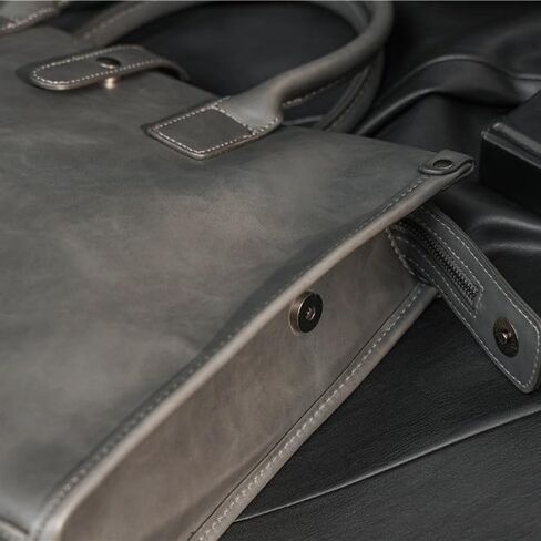 Men's Leather retro Business Briefcase Handbag Single Shoulder Crossbody Bag Office Bag in Saudi Arabia