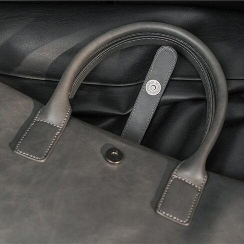 Men's Leather retro Business Briefcase Handbag Single Shoulder Crossbody Bag Office Bag in Saudi Arabia