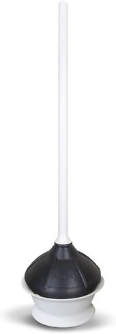 مكبس المرحاض Korky - يناسب جميع أشكال الأوعية - يزيل السدادات الشائعة - مطاط مرن للغطس الفعال - مكبس كهربائي لجميع الأغراض in Kuwait