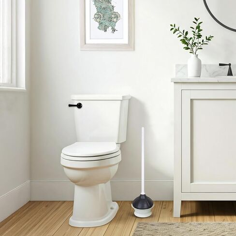 مكبس المرحاض Korky - يناسب جميع أشكال الأوعية - يزيل السدادات الشائعة - مطاط مرن للغطس الفعال - مكبس كهربائي لجميع الأغراض in Kuwait