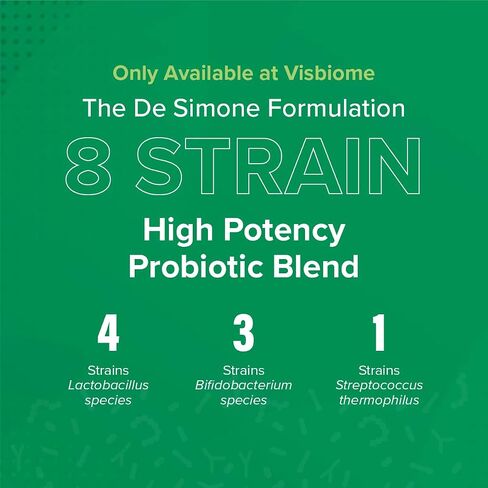 Visbiome® GI Care - بروبيوتيك عالي الفاعلية - 112.5 مليار CFU البروبيوتيك المباشر ، صياغة De Simone الأصلية ، المصنوعة في الولايات المتحدة الأمريكية ، 60 كبسولة. in Kuwait
