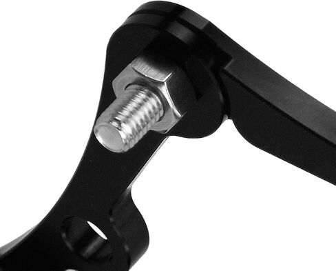 حامل دراجة نارية Mount Bracket Mount Clamp 39-41mm شوكة حامل أنبوب مناسبة لـ Harley Sportster XL Road Glide Softail Dyna Chopper Bobber Universal (Black) in Saudi Arabia