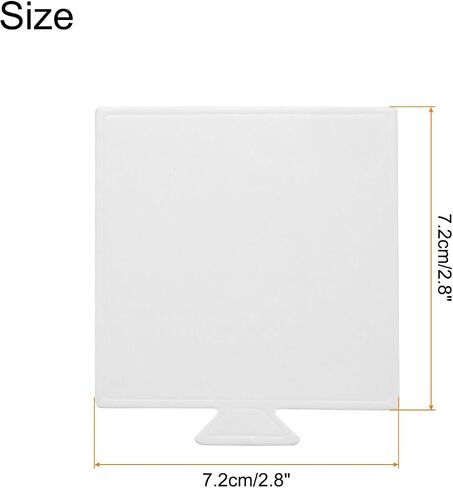 uxcell 200pcs Mini Cake Boards, Mousse Cake Cardboards Square Cake Bases Plates Cupcake Dessert Displays Base Tray for Cupcakes, Cakes, Pastries, Dessert Base - Grease Proof (White) in Saudi Arabia