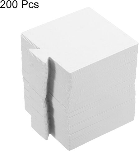 uxcell 200pcs Mini Cake Boards, Mousse Cake Cardboards Square Cake Bases Plates Cupcake Dessert Displays Base Tray for Cupcakes, Cakes, Pastries, Dessert Base - Grease Proof (White) in Saudi Arabia