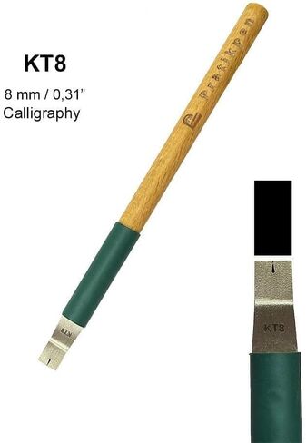 Pratikpen Calligraphy Pen T-Straight Set hand lettering calligraphy pen modern writing journaling technical art professionals unique design handle ink dip nib (KT6) in Saudi Arabia