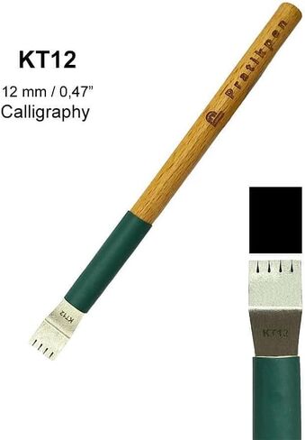 Pratikpen Calligraphy Pen T-Straight Set hand lettering calligraphy pen modern writing journaling technical art professionals unique design handle ink dip nib (KT6) in Saudi Arabia