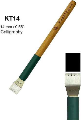 Pratikpen Calligraphy Pen T-Straight Set hand lettering calligraphy pen modern writing journaling technical art professionals unique design handle ink dip nib (KT6) in Saudi Arabia