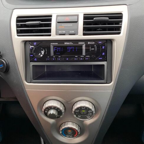 Scosche TA2113B Compatible with 2012-14 Toyota Yaris ISO Double DIN & DIN+Pocket Dash Kit Black in Saudi Arabia