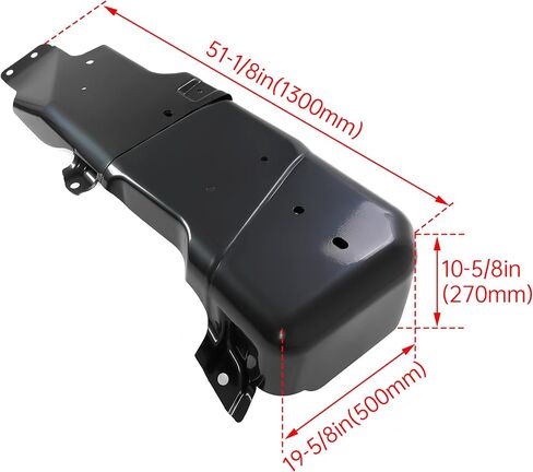 لوحة زحف خزان الوقود Kuafu متوافقة مع 2007-2017 Jeep Wrangler 2018 Jeep Wrangler JK 2-Door بديل لـ 52059743AJ electrophoresis Steel Black in Saudi Arabia