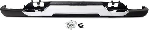 Front Pumper Valance + Chrome Skid Plate متوافق مع Silverado 1500 2016-2019 مع Z71 (ثقوب خطاف السحب مع لوحة التزلج) in Kuwait