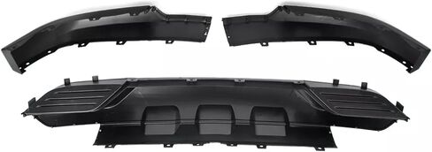 Front Pumper Valance + Chrome Skid Plate متوافق مع Silverado 1500 2016-2019 مع Z71 (ثقوب خطاف السحب مع لوحة التزلج) in Saudi Arabia