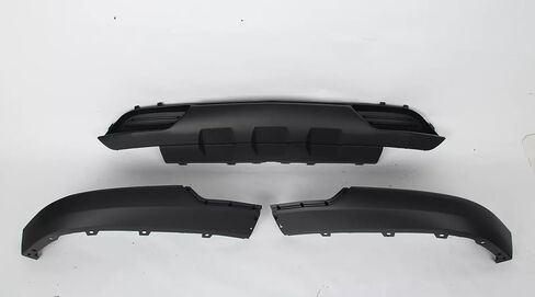 Front Pumper Valance + Chrome Skid Plate متوافق مع Silverado 1500 2016-2019 مع Z71 (ثقوب خطاف السحب مع لوحة التزلج) in Saudi Arabia