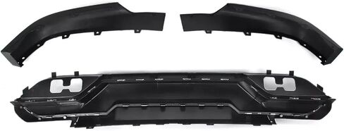 Front Pumper Valance + Chrome Skid Plate متوافق مع Silverado 1500 2016-2019 مع Z71 (ثقوب خطاف السحب مع لوحة التزلج) in Kuwait