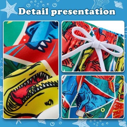 UMELOK Boys Swim Trunks with Compression Liner Toddler Bathing Suit in Kuwait