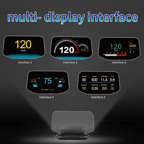 Car HUD, Head Up Display, OBD2 Gauge Display, C1 OBD2 and GPS LED OBD Car HUD Head up Display Speedometer Projector System Diagnostic Tool in Saudi Arabia