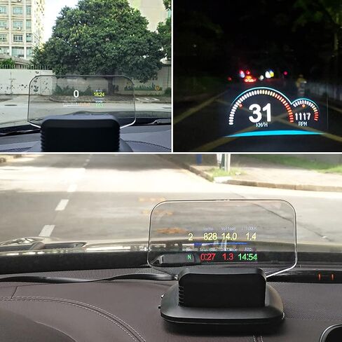 Car HUD, Head Up Display, OBD2 Gauge Display, C1 OBD2 and GPS LED OBD Car HUD Head up Display Speedometer Projector System Diagnostic Tool in Saudi Arabia