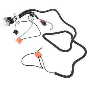 Headlight Relay Wiring Harness Kit for Enhanced Brightness and Vehicle Compatibility in Saudi Arabia