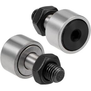 Kozelo 2pcs CF6/KR16 Cam Follower Bolt-Type Needle Roller Bearing - [ M3x1.0mm Male Thread 11mm Roller Diameter ] Stud Type Miniature Track Roller Bearings for Machine Tool Use in Kuwait