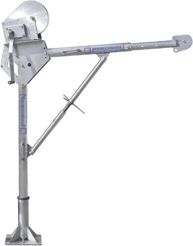 Davit Crane Pickup Truck Crane with Hand Winch, 100Kg Capacity, Stainless Steel Davit Arm for Efficient Lifting and Towing in Saudi Arabia