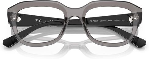 Ray-Ban Rx7225f Leonid Low Bridge Fit Square Prescription Eyewear Frames in Saudi Arabia