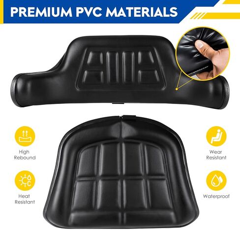 Suspension Seat for Ford/New Holland Tractor 3000 3010 3300 3330 3400 3600 3610, Black in Saudi Arabia
