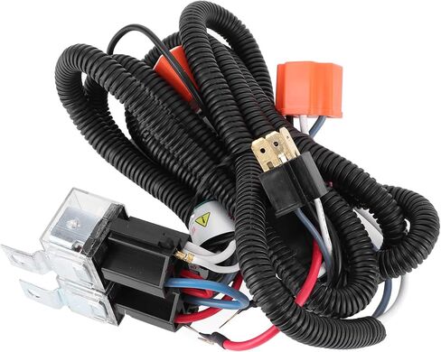 Headlight Relay Wiring Harness Kit for Enhanced Brightness and Vehicle Compatibility in Saudi Arabia