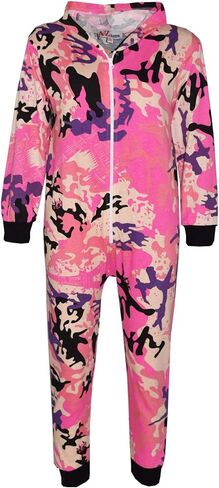 Girls Boys Jumpsuit Camouflage Baby Pink Print Overall 5-13 Years in Saudi Arabia