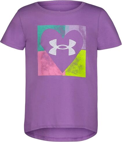 Under Armour Girls' Short Sleeve Shirt, Crewneck, Lightweight and Breathable in Saudi Arabia