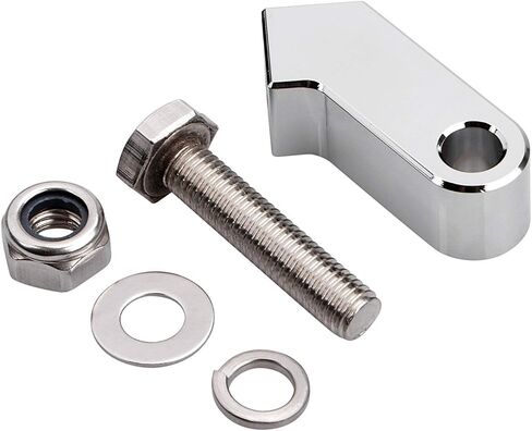 Chrome Headlight Lamp Mount Bracket Universal Motorcycle Motorbike Headlight Mounting Block for Harley Sportster Touring Choppers Cafe Racer in Saudi Arabia