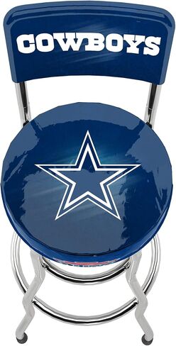 مقعد ARCADE1UP NFL Blitz عالي الظهر مع ارتفاع قابل للتعديل ومقعد مبطن دوار (فواتير الجاموس) in Kuwait