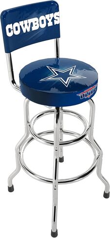 مقعد ARCADE1UP NFL Blitz عالي الظهر مع ارتفاع قابل للتعديل ومقعد مبطن دوار (فواتير الجاموس) in Kuwait