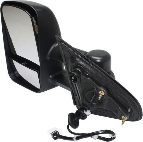 Towing Mirror Power Manual Folding Heated Textured Replacement For Chevy Silverado 1500 | For GMC Sierra 1500 2014 | For GMC Sierra 2500 HD/3500 HD 2015-2019 (Driver side) in Saudi Arabia
