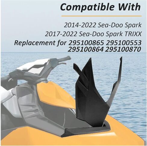 HECASA Front Deflector LID KIT متوافقة مع 2014-2022 SEA-DOW SPARK 2017-2022 SEA-DO-DOW PARK TRIXX لـ 295100865 295100553 295100864 295100870 LID CORGE CORGO COPRE in Saudi Arabia