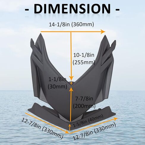 HECASA Front Deflector LID KIT متوافقة مع 2014-2022 SEA-DOW SPARK 2017-2022 SEA-DO-DOW PARK TRIXX لـ 295100865 295100553 295100864 295100870 LID CORGE CORGO COPRE in Saudi Arabia