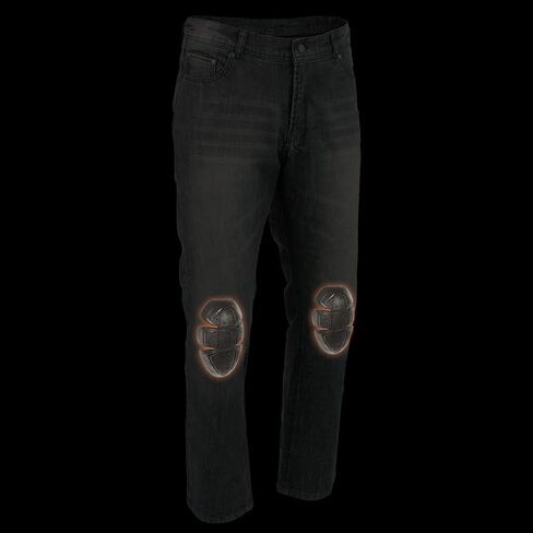 Milwaukee Leather Men's Classic Motorcycle CE Armored Riding Denim Jeans Pants Reinforced with Aramid Fibers in Kuwait