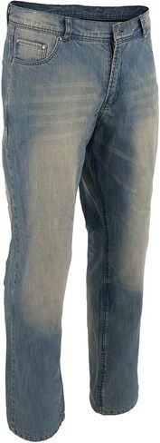 Milwaukee Leather Men's Classic Motorcycle CE Armored Riding Denim Jeans Pants Reinforced with Aramid Fibers in Kuwait